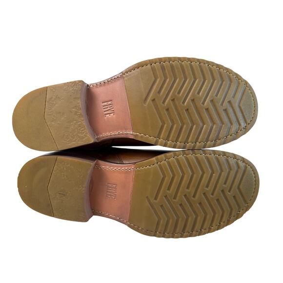 Frye Boot Veronica Ankle 6" Shaft Women's 8B Brown Leather Inside Zip Round Toe - Picture 10 of 11